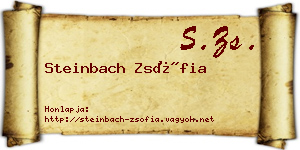 Steinbach Zsófia névjegykártya